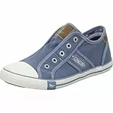 MUSTANG Damen Canvas Sneaker Graublau, Schuhgröße:EUR 39