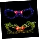 MAGICLULU Radfahren Verrückte 4 Stücke Party Brille Leuchtende Brillen Leuchtende Brille Für Weihnachten Zufällig Stil