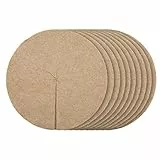 La cordeline Mulchscheiben aus Jutefilz, 700 g/m², 40 cm, 10 Stück