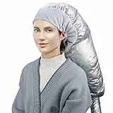 Segbeauty Trockenhauben für Haare, Helm-Trocknung Kappe Salon, Motorhauben-haartrockneraufsatz, Haarkappe für Stylen, Locken, Lange Haare, Haarhaube für Schnelles Trocknen zu Hause, Silber