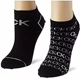 Calvin Klein Damen Sneaker Calvin Klein Repeat Logo Women's Liner Socks 2 Pack, Schwarz, Einheitsgröße