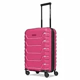 Smartbox Kabinenkoffer Erweiterbar 37x23x55 cm, 42–48L Handgepäck Koffer, Leichter Hartschalen Trolley aus Polypropylen, 4 Doppelrollen, TSA Schloss, Carry On Bordgepäck (Edition 01)