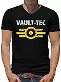 TShirt-People Vault Tec V-Kragen T-Shirt Herren L Königsblau