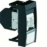 Hager Systo – Steckdose RJ45 Kategorie 6 UTP Systo 1 Modul schwarz