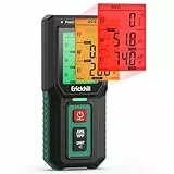 ERICKHILL EMF Messgerät 3-in-1, Tri-Achsen Elektrosmog Messgerät für EF/MF/RF, RF Detector mit LCD Anzeige, Wiederaufladbar, 3 Alarmmodi für Zuhause & Büro