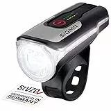 Sigma Aura 80 | LED Fahrradlicht 80 Lux | StVZO zugelassenes, akkubetriebenes Vorderlicht mit 4 Leuchtmodi | 90 m Leuchtweite