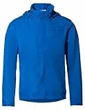 VAUDE Escape Bike Light Regenjacke Herren – Fahrradjacke wasserdicht atmungsaktiv winddicht, 2-Lagen mit verstaubarer Kapuze, signal blue,XL