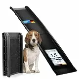 all Pets United® Hunderampe klappbar Hundetreppe Hunde- & Katzentreppe Rampe Einstiegshilfe für Kofferraum Haustiertreppe für Große & Kleine Tiere (Hunderampe)
