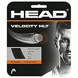 HEAD Velocity Mlt Set Tennis-Saite, Schwarz, 1.25 Mm / 17 g