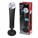 Honeywell QuietSet Turmventilator (5 Geschwindigkeitseinstellungen, Oszillation 75°, Timer-Funktion, Fernbedienung) HY254