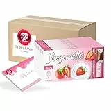 Pere's Candy Bundle für Ferrero Yogurette 10 x 100g Gefüllte Vollmilchschokolade + Pere's Candy Notepad DIN A7-25 Blatt