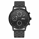s.Oliver Damen Analog Quarz Uhr mit Edelstahl Armband SO-4324-MM