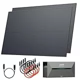 Solarway® All In One Balkonkraftwerk mit Speicher 1000W komplett Steckdose - 1,6 kWh Anker Solix 2 PRO Speicher - Solaranlage Komplettset - 500W Solarmodule & Anker Speicher & Zubehör