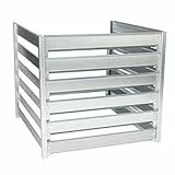 ERWEITERUNGSMODUL Komposter Metall - Komposter Garten TIMBELA M800A - 91 x 91 x H85 cm / 704L - Composter