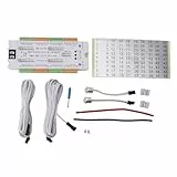 Yosoo Health Gear Bewegungssensor LED -Treppenleuchte -Controller Intelligent Automatisch Kaskadierte Treppenleiter -Leiter -Schrittkanal mit Komponenten, Einstellbare Treppenhelligkeit und