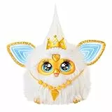 Hasbro Furby Gold Glam interaktives Plüschspielzeug mit Sprachsteuerung, über 600 Reaktionen, Licht- und Soundeffekten, Tanzfunktion, verbindet Sich mit Anderen Furbys, Spielzeug für Kinder ab 6