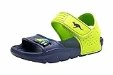 KangaROOS Unisex Kinder Kangaswim Ii Sandale, Dk Navy Lime, 30 EU