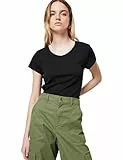 G-Star RAW Damen Eyben Slim V-Neck Top 2.0, Schwarz (dk Black D24533-4107-6484), S
