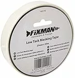 FIXMAN 193178 Leicht ablösbares Malerkrepp-Klebeband 25 mm x 50 m
