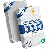 Utopia Bedding Wasserdichter Gesteppte Matratzenauflage 180 x 200 cm, Weicher Mikrofaser-Matratzenbezug, Gesteppter Matratzenschoner 180x200 Topper Mit elastischen Bändern, 4 Eckgummis