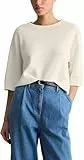 Marc OߴPolo Denim Damen Pullover mit Rundhalsausschnitt Relaxed Fit, Weiß (Silky White), M