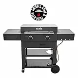 Char-Broil Griddle-Gasgrill Plancha Versa-Tile - 3-in-1 System: Griddle, Grill & Pizzaofen, 2-Zonen