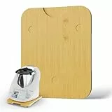 BITIWEND Gleitbrett für TM6/TM5, 2. Gen. 360° Rollrad, Brett für TM6/TM5, Geeignet für Quarz, Holz und Keramikoberflächen - Naturfarbene Bambusplatte