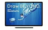 Wacom MovinkPad Pro 14 Zeichentablet – Stift-auf-Papier-Gefühl mit OLED-Display für echtes Schwarz, außergewöhnlichen Kontrast, schnelle Reaktionszeit, Premium Textured Glass, ultrapräziser Pro Pen 3