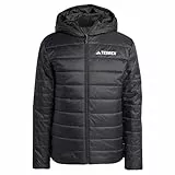 adidas Herren Terrex Multi Essentials CLIMAWARM Insulated Hooded Jacket, Black, S