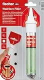 fischer Reparaturspachtel, fertige Spachtelmasse in naturweiß, repariert Löcher und Risse, schwundfrei, geeignet für Holz, Beton, Putz, Mauerwerk uvm., 70 ml (37 g)