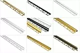 Effector Fliesenschiene aus eloxiertem Aluminium - Fliesenkanten Schutz - (Winkelprofil Gold) Fliesenkantenprofile Abdeckung Übergangschiene stabil