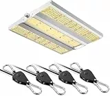VIPARSPECTRA XS1500 Pro LED Grow Lampe und 4 Stück Verstellbar Seilspanner