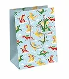 Clairefontaine 32475-3C - Geschenktasche Excellia, M 21,5x10,2x25,3cm, ideal für Bücher und Spiele, Drachen, 1 Stück