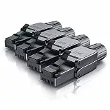 CSL - 4X Netzwerkstecker Feldkonfektionierbar RJ45 CAT 6/7/8 - Geschirmt 40 GBit/s 2000 MHz Ethernet Werkzeuglos LAN Kabel - Crimpstecker Steckverbinder für Netzwerkkabel Verlegekabel