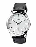 Lorus Herren-Uhr Quarz Edelstahl mit Lederband RRX73HX9
