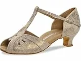 Diamant Damen Tanzschuhe Standard & Latein, Braun (Bronze Magic)