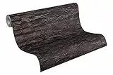 A.S. Creation Vliestapete Best of Wood and Stone Tapete in Stein Optik fotorealistische Steintapete Naturstein 10,05 m x 0,53 m grau schwarz Made in Germany 707123 7071-23