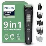 Philips Multigroom 3000er-Serie All-in-One 9-teiliger Trimmer: Rasierer und Haarschneider für Gesicht, Kopf und Körper, selbstschärfende hautfreundliche Klingen, zwölf Längeneinstellungen, MG3946/15
