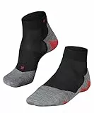 FALKE Herren Laufsocken RU5 Race Short M Sso Funktionsmaterial antiblasen 1 Paar, Schwarz Black-Mix 3010, 39-41