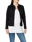ESPRIT Maternity Damen Jacket Denim ls Umstands Indoor Weste, Schwarz (Black Dark Wash 940), 34