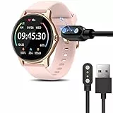 Kompatibel mit ENOMIR Smart Watch Ladegerät, Blueshaweu Magnetisches Ersatzladegerät Kompatibel mit ENOMIR LW51 1,28 Zoll Smart Watch/Gydom LW51 1,28 Zoll Smart Watch (Schwarz)
