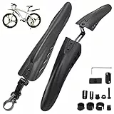 Fahrrad Schutzblech Set Schutzbleche Mountainbike Universal MTB Schutzblech für 24-29 Zoll Schutz vor Spritzwasser & Schmutz,Lässt Sich Schnell und Einfach Montieren