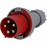 PCE CEE-Stecker Power Twist, 5p 125A, rot, IP67