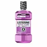 LISTERINE Total Care Zahn-Schutz 500 ml - Testsieger Stiftung Warentest, 6 in 1 Wirkung, 24h frischer Atem, schützt gegen Karies und Zahnfleischprobleme, antibakterielles Mundwasser