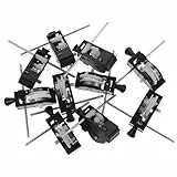 VANZACK 10stücke Spielzeugwerk Aufziehmechanismus für Kleine Fahrzeuge Ersatzteil Selberbauen Robustes Spielzeuguhrwerk Wiederverwendbares Zubehör für Tonarbeiten