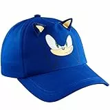 Get Trend Sonic THE Hedgehog Baseball Cap Kinder Jungen Shadow Knuckles Atmungsaktiv Basecap Sonnenhut Gamer Geschenke für Kinder (Blau Sonic)