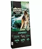 Dehner Wild Nature Hundefutter Auwald, Trockenfutter getreidefrei / zuckerfrei, für ausgewachsene Hunde, Geflügel / Wild, 12 kg