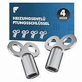 shinfly heizungsentlüftungsschlüssel, 4 Stück entlüftungsschlüssel, entlüftungsschlüssel für heizkörper, Entlüfterschlüssel, passend für alle Heizkörper