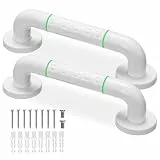 2 x Handlauf Edelstahl für das Badezimmer, Haltegriff Dusche für senioren (30CM)