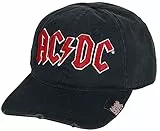 AC/DC Logo Unisex Cap schwarz 100% Baumwolle Band-Merch, Bands, Geschenke